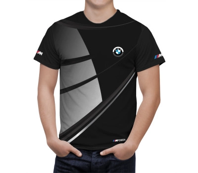 BMW Grey Black Tshirt
