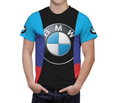 BMW Black Big Logo T-Shirt