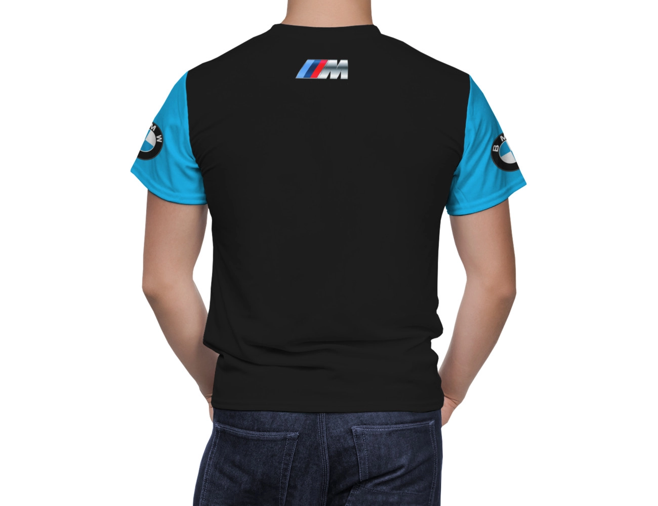 BMW Schwarz Big Logo T-Shirt