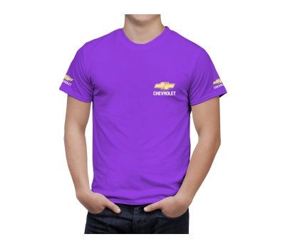 CHEVROLET Purple T-Shirt