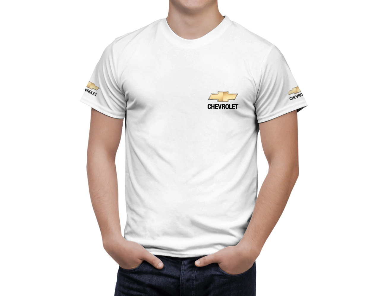 CHEVROLET White T-Shirt, CWTS--4152