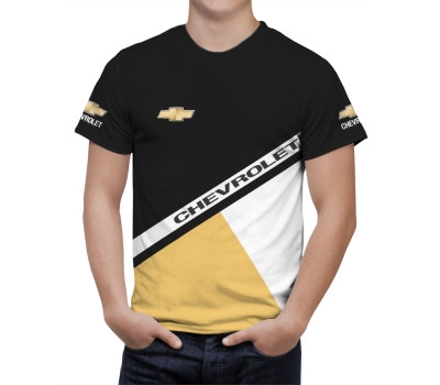CHEVROLET Black White T-Shirt