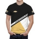 CHEVROLET Black White T-Shirt - Image 1