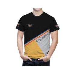Cadillac Black Grey T-Shirt