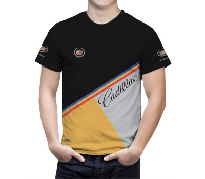 Cadillac Black Grey T-Shirt