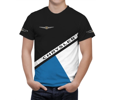 Chrysler Black Blue T-Shirt