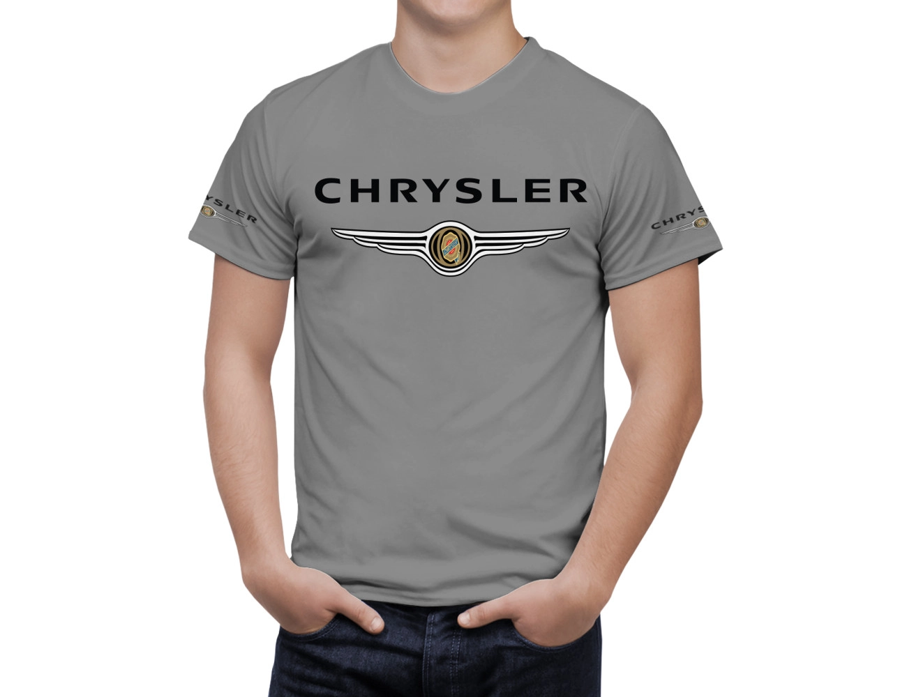 Chrysler Grey T-Shirt, CGTS--2873