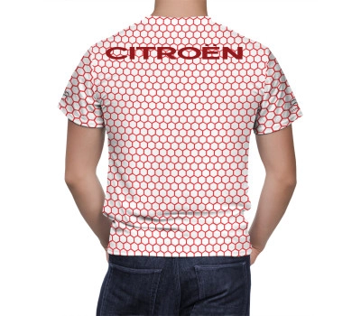 Citroen White Red Shirt