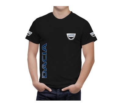DACIA Schwarz T-Shirt
