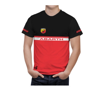 Fiat Abarth Black Red T-Shirt