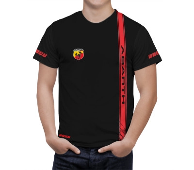 Fiat Abarth Black Red Line T-Shirt