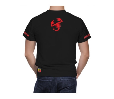 Fiat Abarth Black Red Line T-Shirt