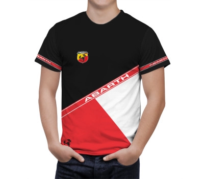 Fiat Abarth Black Red Umbro T-Shirt
