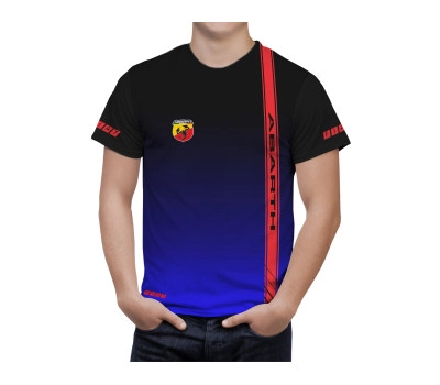 Fiat Abarth Black Blue T-Shirt