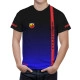 Fiat Abarth Schwarz Blau T-Shirt - Image 1