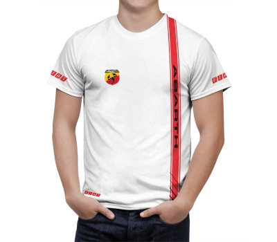 Fiat Abarth White Lines T-Shirt