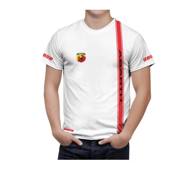 Fiat Abarth White Lines T-Shirt