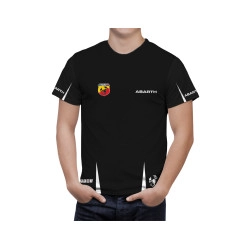 Fiat Abarth White Red Line T-Shirt