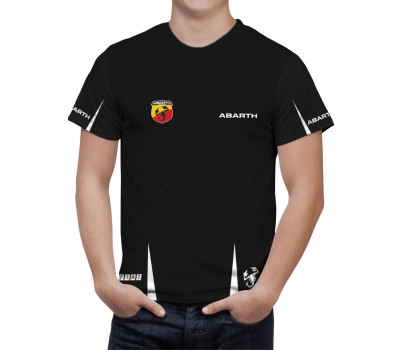 Fiat Abarth White Red Line T-Shirt