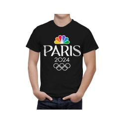 Paris 2024 Olympics Game France Black T-Shirt