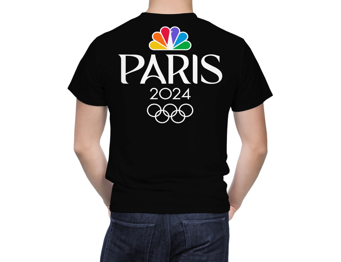 Paris 2024 Olympics Game France Black T-Shirt, OLYMP--FR-2