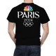Paris 2024 Olympics Game France Black T-Shirt - Image 2
