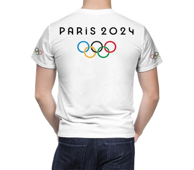 Paris 2024 Olympics Game France White T-Shirt