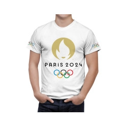 Paris 2024 Olympics Game France White T-Shirt