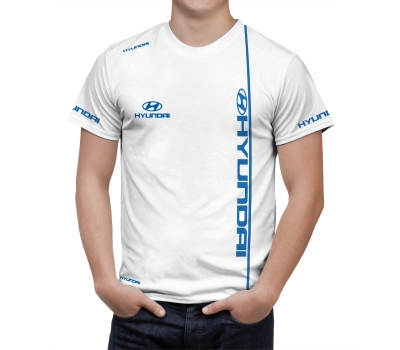 Hyundai White T-Shirt