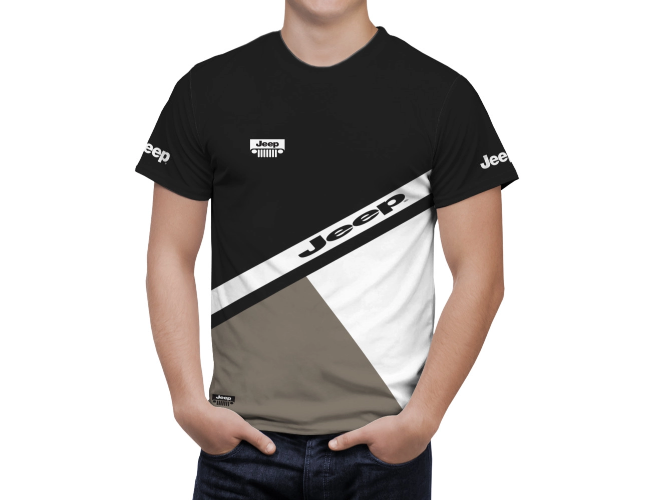 Jeep Schwarz T-Shirt, JBTS--2675