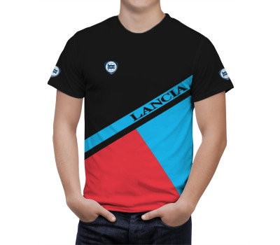 Lancia Black Red T-Shirt