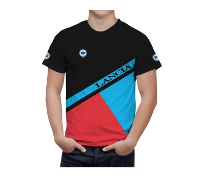 Lancia Black Red T-Shirt