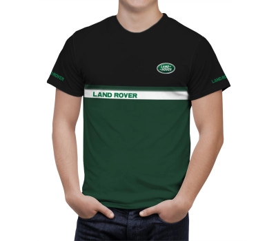 Land Rover Schwarz Grün T-Shirt