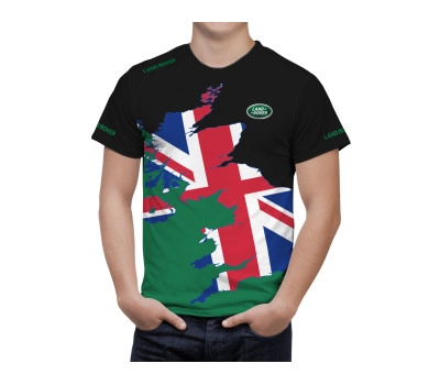 Land Rover Black UK flag Shirt