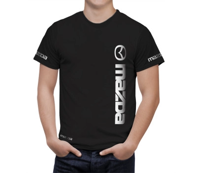 Mazda Black Text T-Shirt