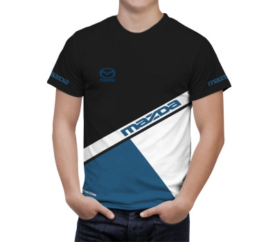 Mazda Black Blue T-Shirt
