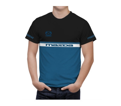 Mazda Black Blue T-Shirt