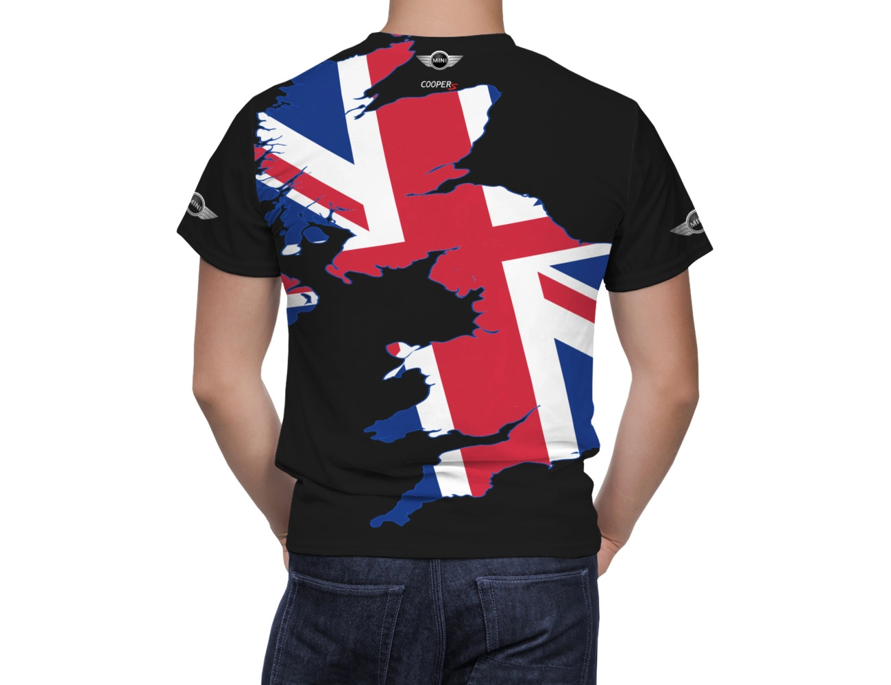 Mini Cooper Great Britain Schwarz T-Shirt