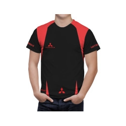 Mitsubishi Black Red T-Shirt