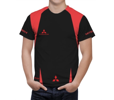 Mitsubishi Black Red T-Shirt