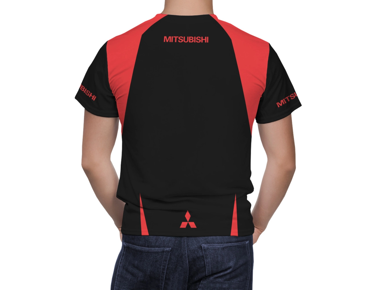 Mitsubishi Black Red T-Shirt