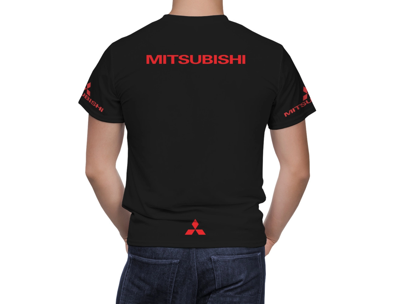 Mitsubishi Black Red Umbro T-Shirt