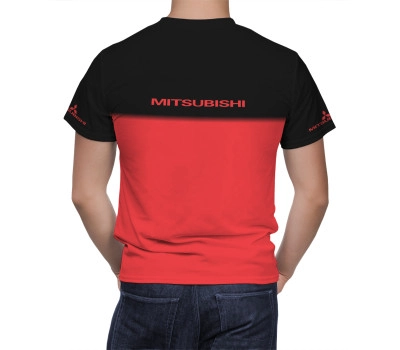 Mitsubishi Red Black T-Shirt