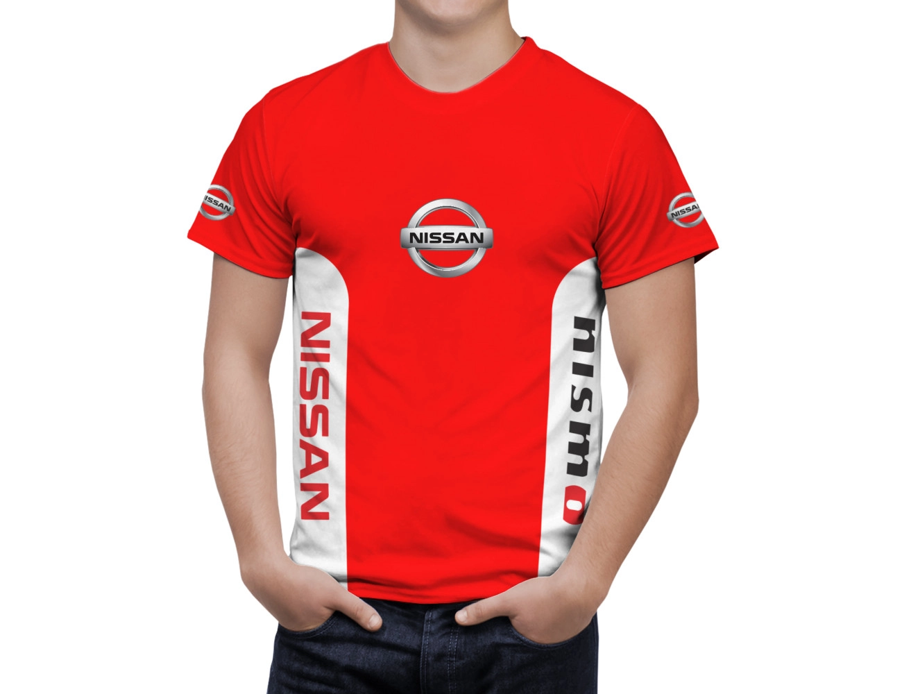 Nissan Nismo Red White T-Shirt