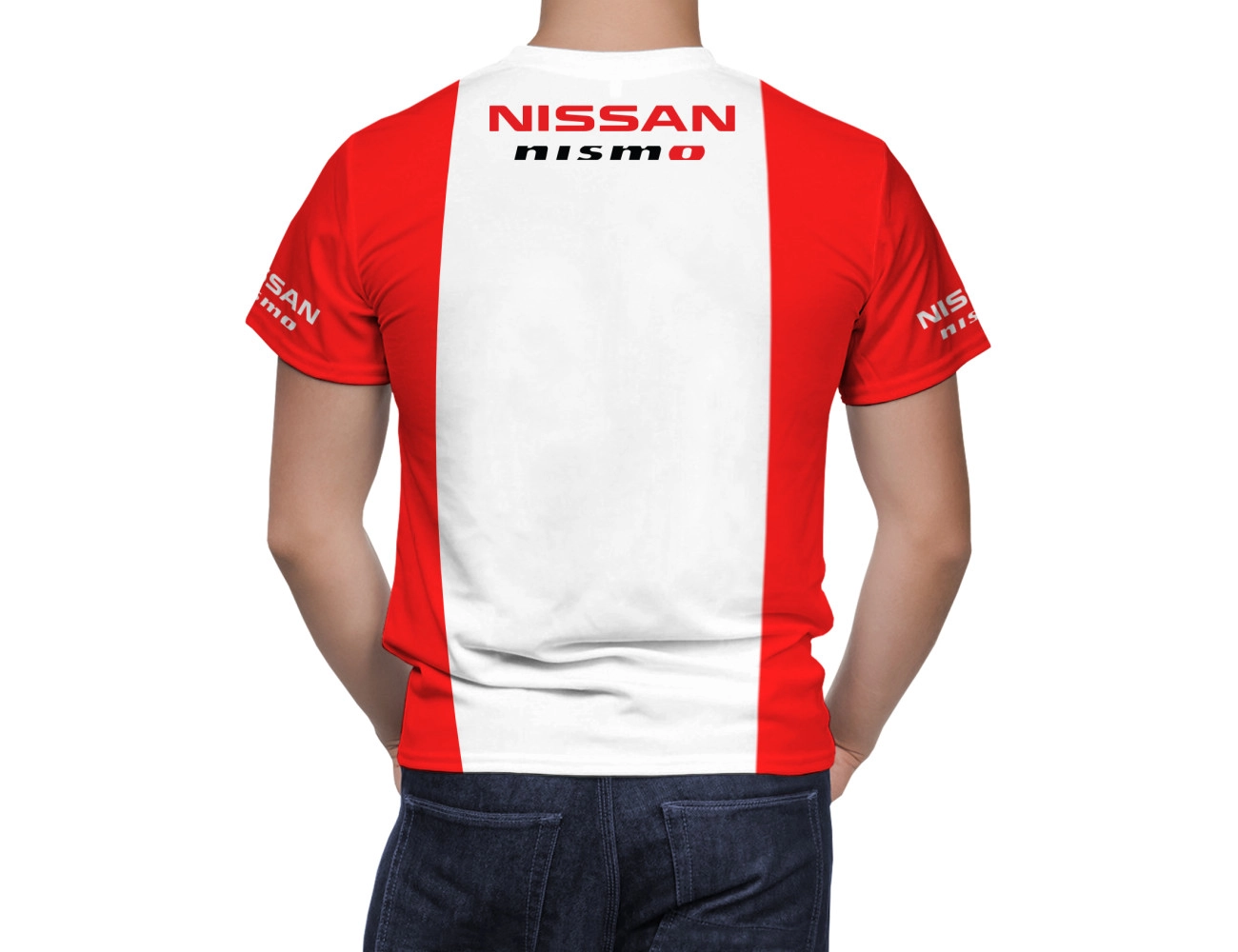 Nissan Red White T-Shirt