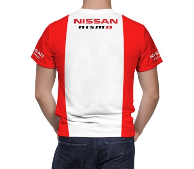 Nissan Red White T-Shirt