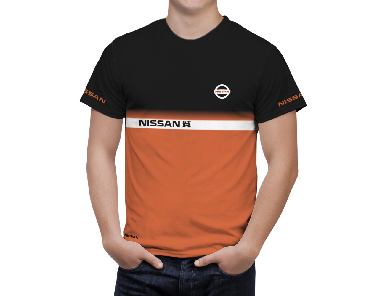 Nissan Black Orange T-Shirt