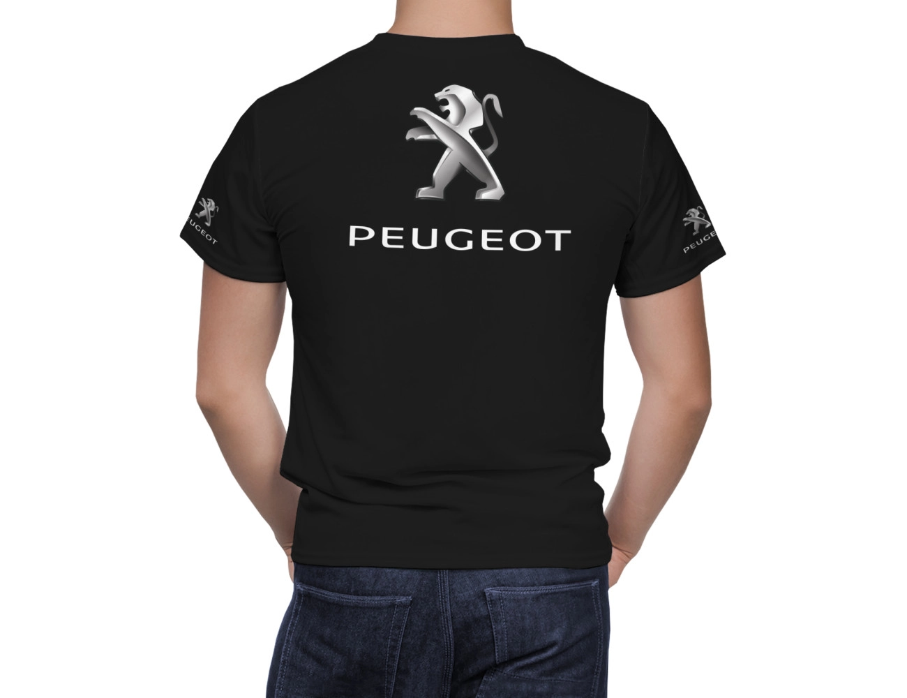 Peugeot Schwarz T-Shirt