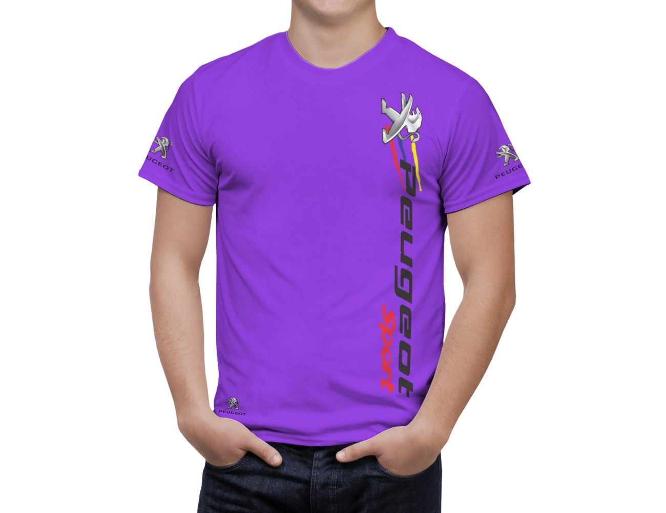 Peugeot Purple T-Shirt, PPTS--5792