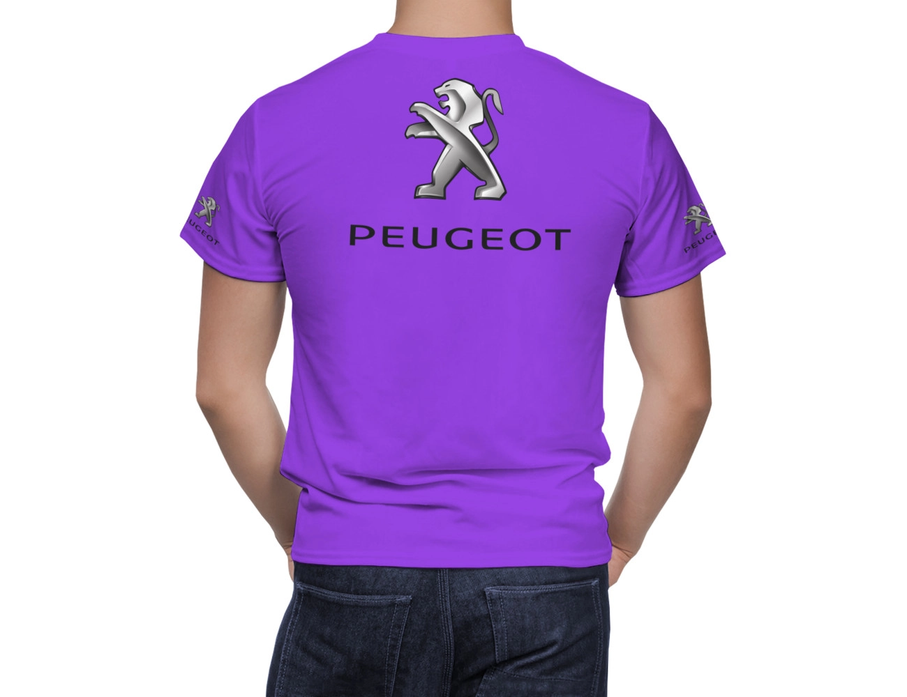 Peugeot Purple T-Shirt, PPTS--5792